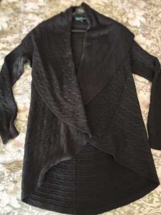 Chaqueta de punto señora gris talla única