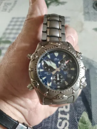 Reloj Lotus Cronógrafo Plata