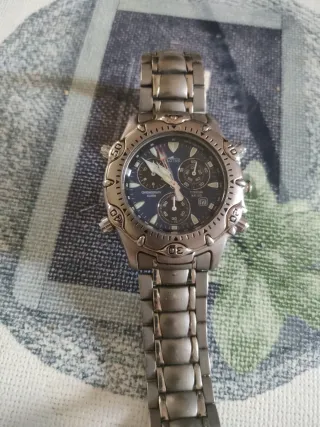 Reloj Lotus Cronógrafo Plata
