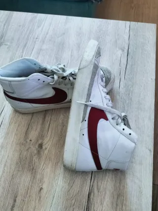Zapatillas Nike Talla 43 Blancas Rojas