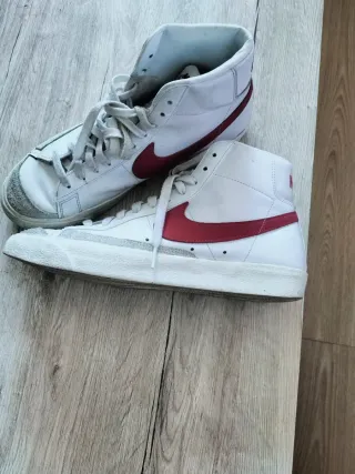 Zapatillas Nike Talla 43 Blancas Rojas