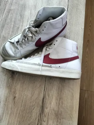 Zapatillas Nike Talla 43 Blancas Rojas