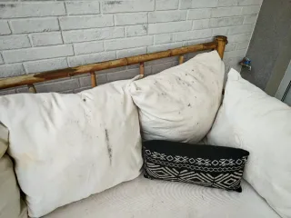 Sofá de bambú para jardín