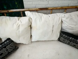 Sofá de bambú para jardín