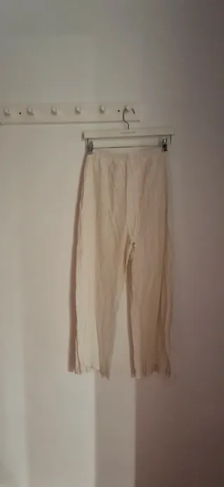 Pantalones Stradivarius Talla S Beige