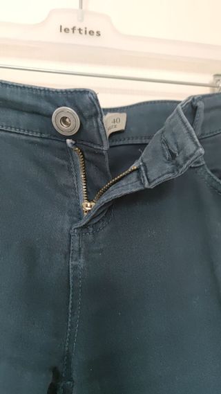 Pantalón denim elástico mujer Stradivarius Talla L