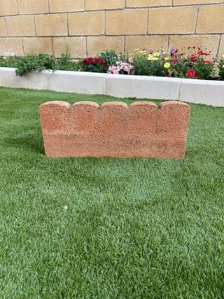 17 Bordillos de hormigón para jardín