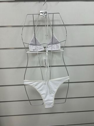 Bañador blanco con mono