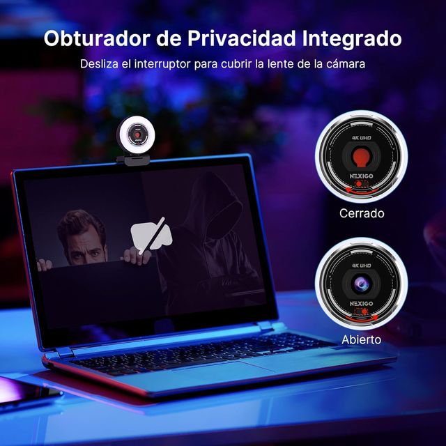 Webcam NexiGo N680E Pro 4K Streaming