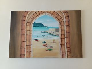 Quadro d'Autore - Cefalù (120 X 80 cm)