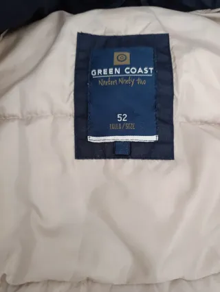 Plumífero chico azul T52 capucha