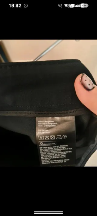 Pantalones negros de vestir