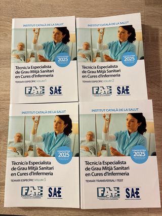 Libros para oposiciones 2026 Auxiliar enfermeria
