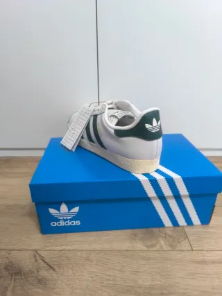 Adidas Gazelle Blancas Piel Talla 44 Nuevas