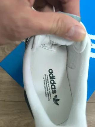 Adidas Gazelle Blancas Piel Talla 44 Nuevas