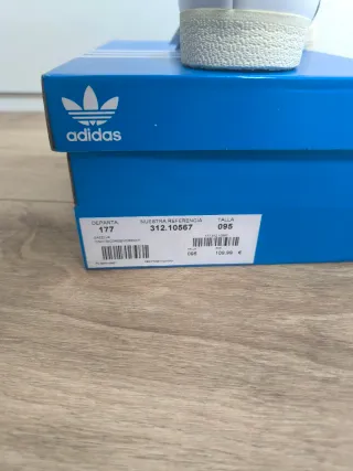 Adidas Gazelle Blancas Piel Talla 44 Nuevas