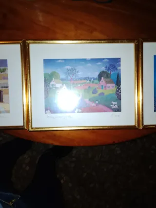 Set di 3 quadri decorativi