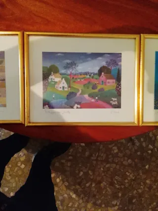 Set di 3 quadri decorativi