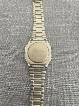 Reloj Casio A158W Plata Digital