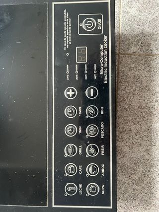 Cocina de inducción portátil 1800W