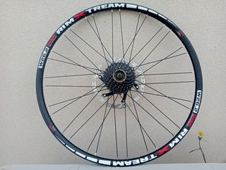 rueda 12V,QR10 26 trasera,disco,centrada recta,