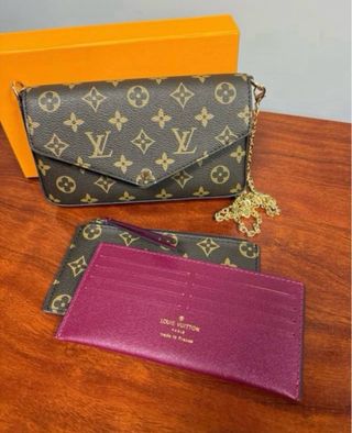 Bolso Louis Vuitton Marrón y Dorado