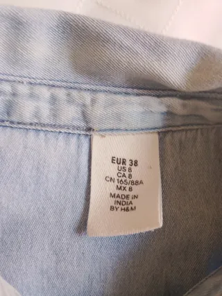 Camisa vaquera H&M azul