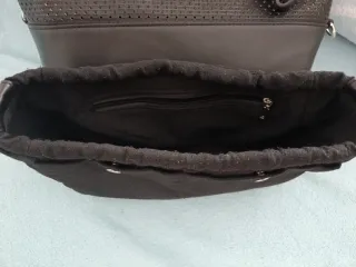 Bolso Parfois Negro Perforado