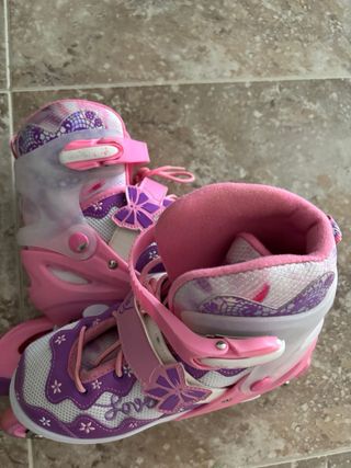 Patines Lineales Niña Rosa/Morado.  Disponibles 3
