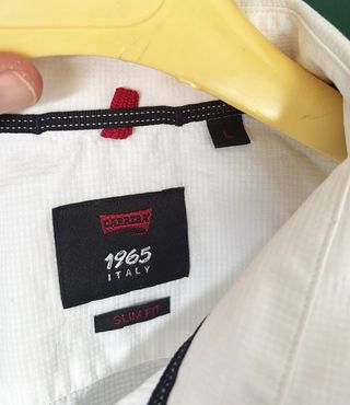 Camicia Uomo Carrera Bianca Taglia L