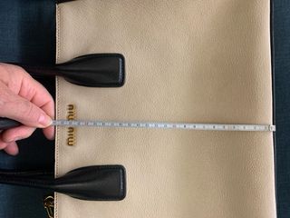 Borsa Miu Miu Pelle Bianco/Nero