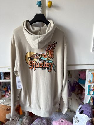 Felpa Hurley Beige Taglia L