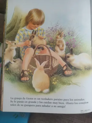 Libro sobre animales en naturaleza