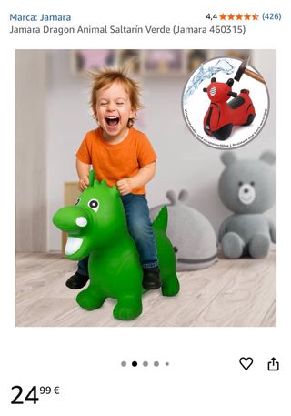 Dinosaurio hinchable verde 30€ los2  2