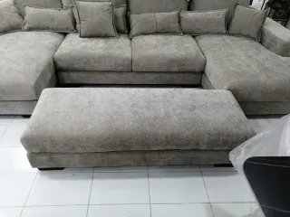 Sofá Cama Kim Beige y Marrón