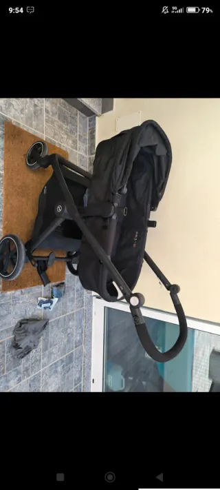 Cybex Eos Black Carrinho + Ovo