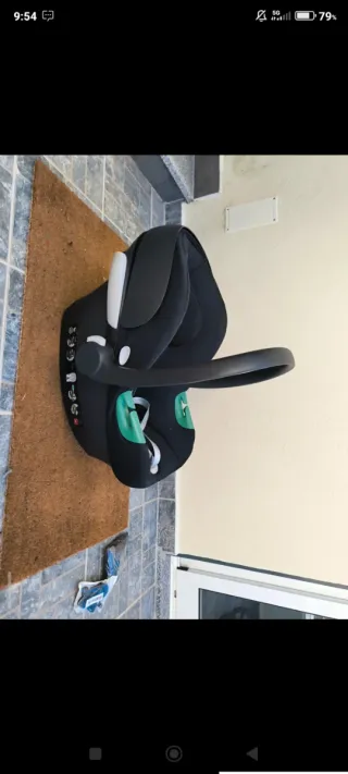 Cybex Eos Black Carrinho + Ovo