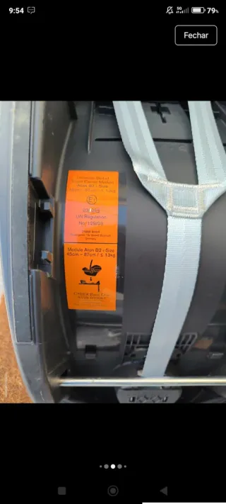 Cybex Eos Black Carrinho + Ovo