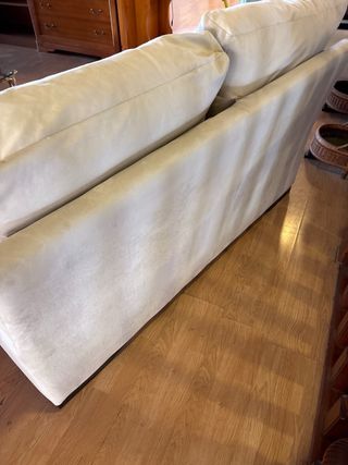 Sofá de 2 plazas de tela beige!TRANSPORTE GRATIS!