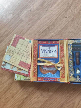 Libro-Cofre juegos Vikingos