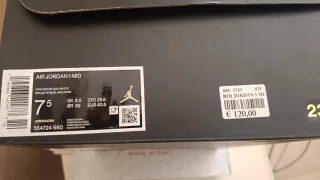 Air Jordan 1 Mid Scarpe Uomo Tg 40.5