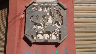 Letreros Pollo a l'ast Bodega Sant Jordi
