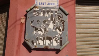 Letreros Pollo a l'ast Bodega Sant Jordi