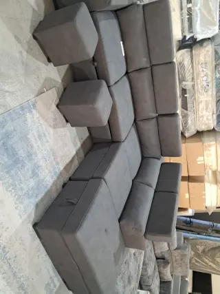 Sofá Cama Chaislongue Gris