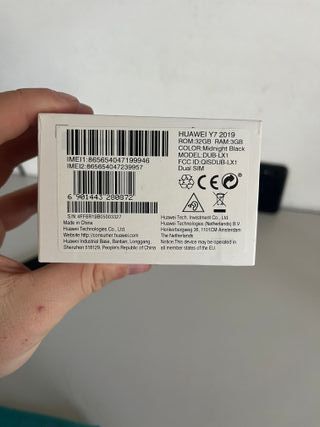 Huawei Y7 Prime 2019 Nero 3/32GB LTE No Sim Buono