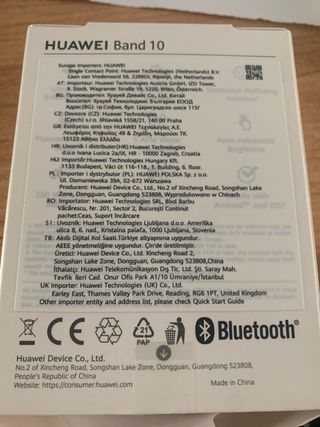 Huawei Band 10 Negro ( nuevo a estrenar)