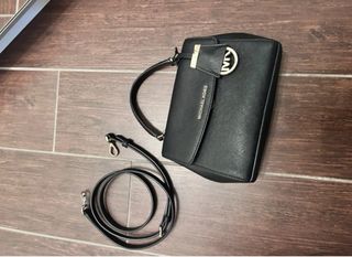 Bolso Piel Michael Kors Negro Auténtico