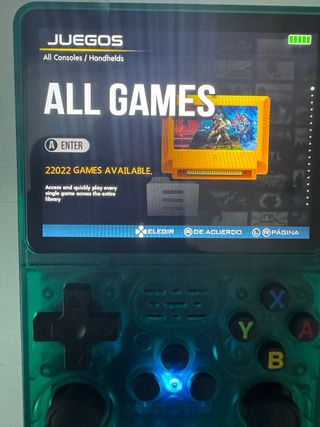 Consola Retro Portátil R36S Morada