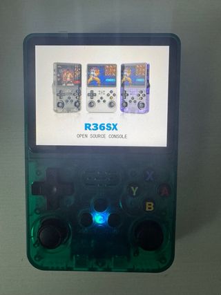 Consola Retro Portátil R36S Morada