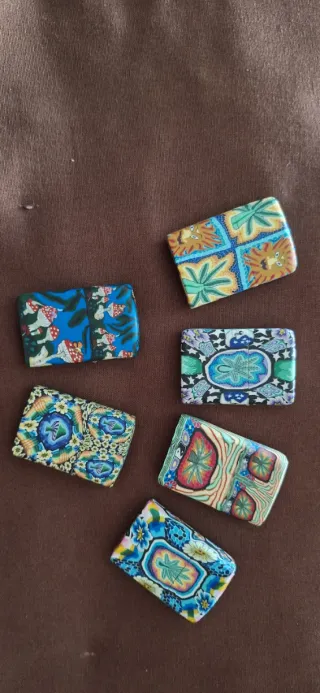 Set di 6 accendini Fimo tipo Zippo